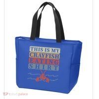 Crayfish Eating Crawfish Season Cute Gift Tote Bag thumb 3