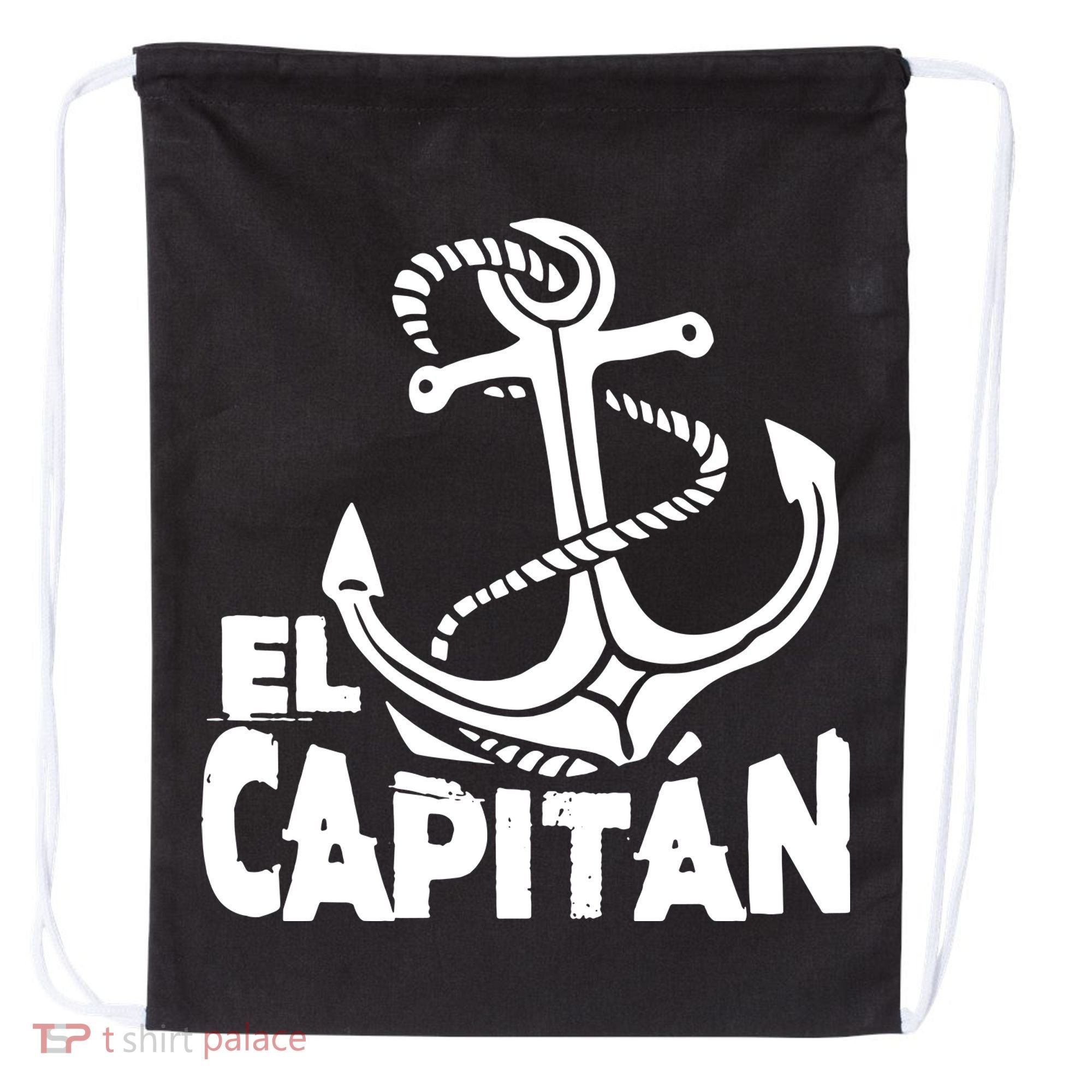 Captain El Capitan Drawstring Bag