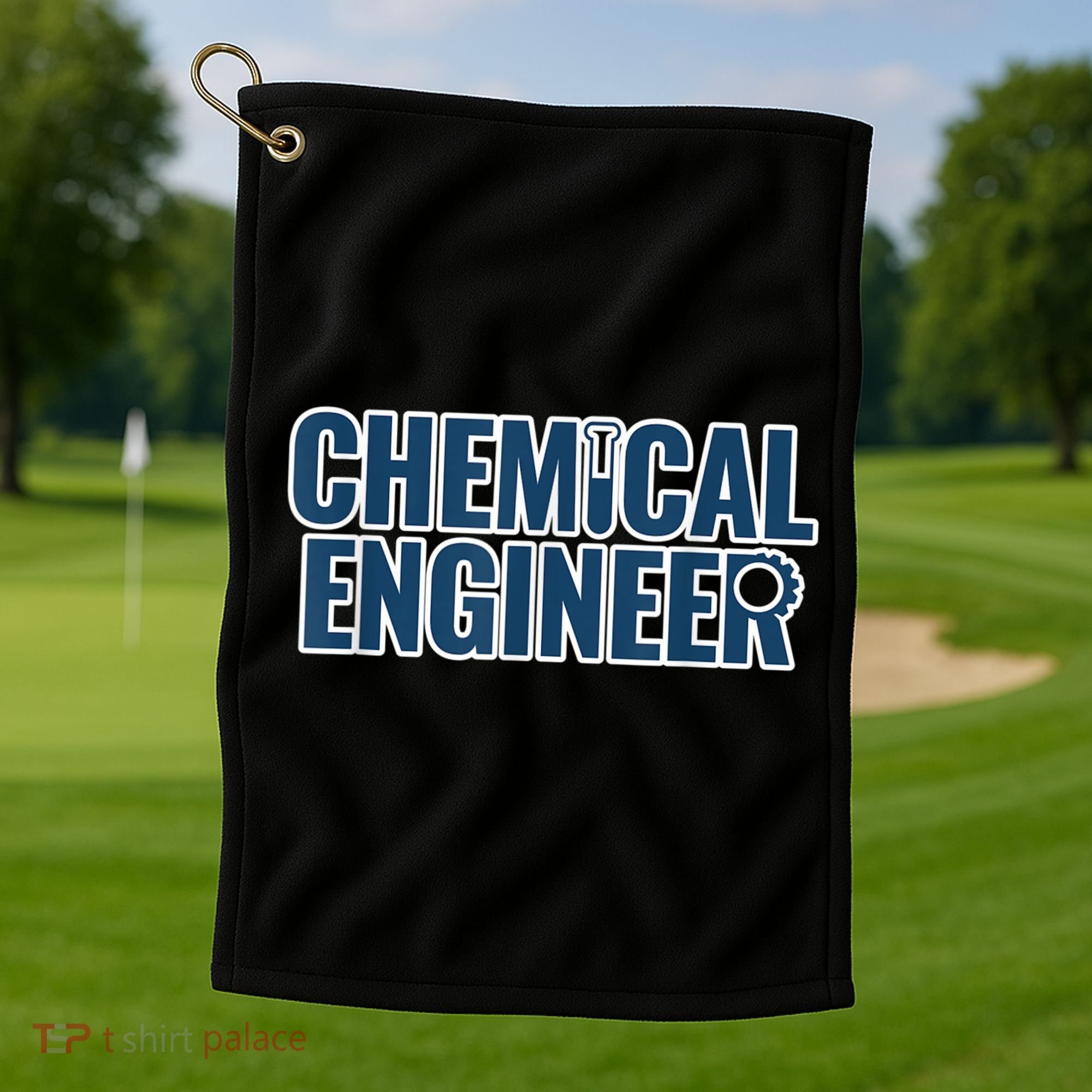 Chemical Engineering Chemical Engineer Funny For Men Golf Towel