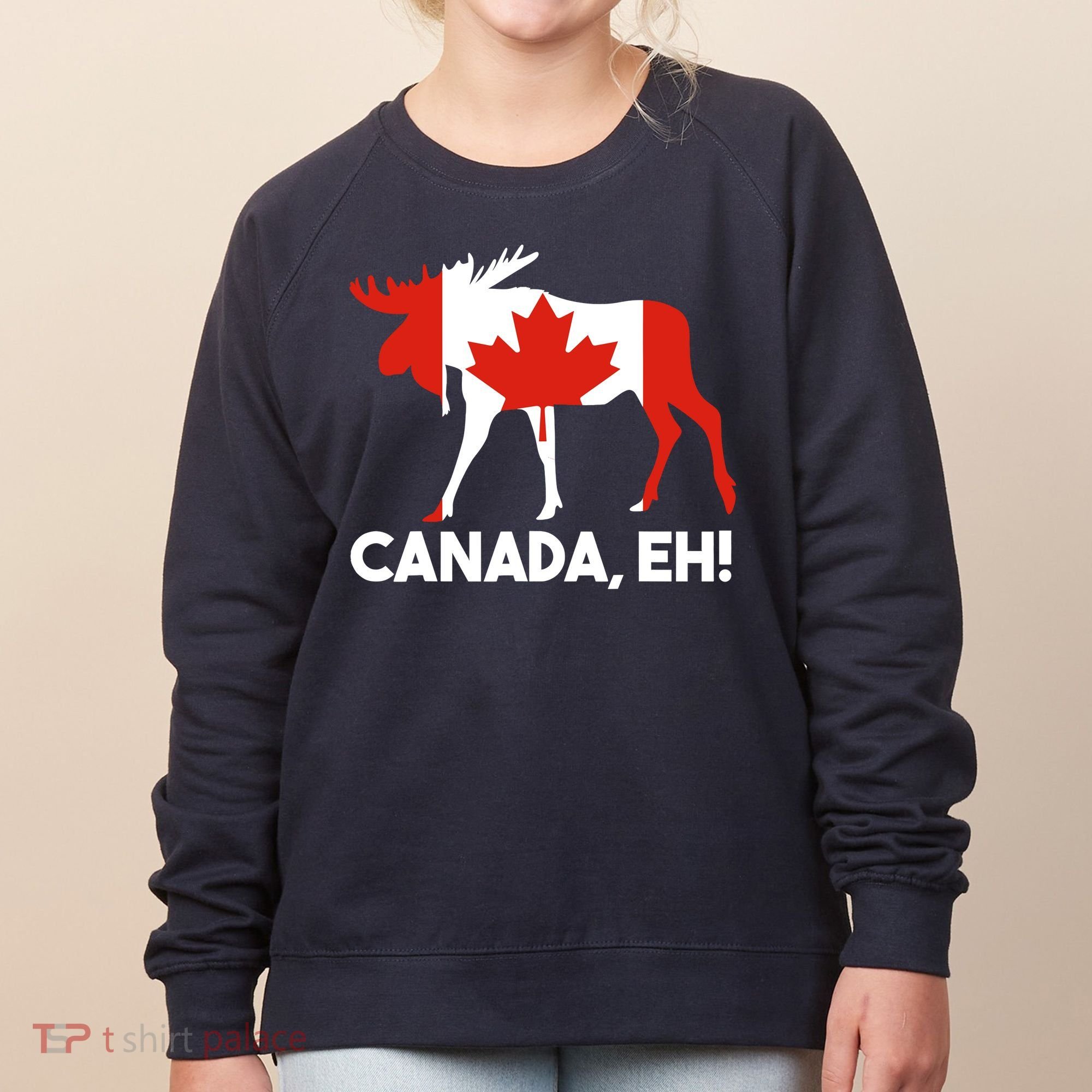Canada Eh! Canadian Flag Women's Sweatshirt