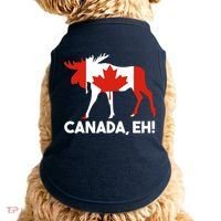 Canada Eh! Canadian Flag Doggie Tank thumb 0