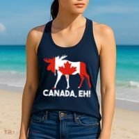 Canada Eh! Canadian Flag Women's Tank Top thumb 2