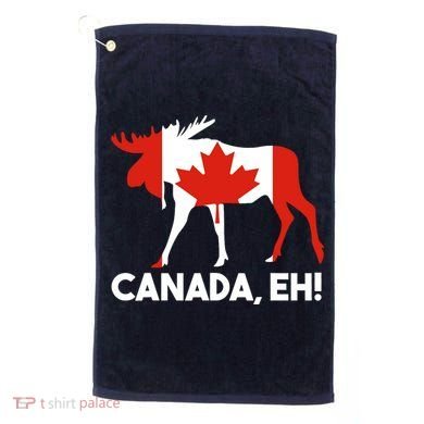 Canada Eh! Canadian Flag Golf Towel