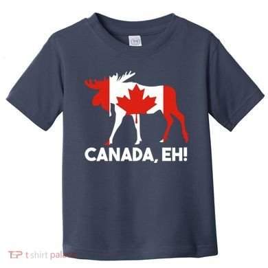 Canada Eh! Canadian Flag Toddler T-Shirt
