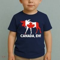 Canada Eh! Canadian Flag Toddler T-Shirt thumb 2