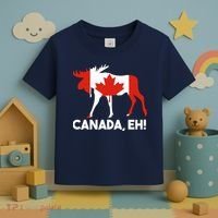 Canada Eh! Canadian Flag Toddler T-Shirt thumb 3