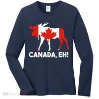 Canada Eh! Canadian Flag Women's Long Sleeve Shirt thumb 0