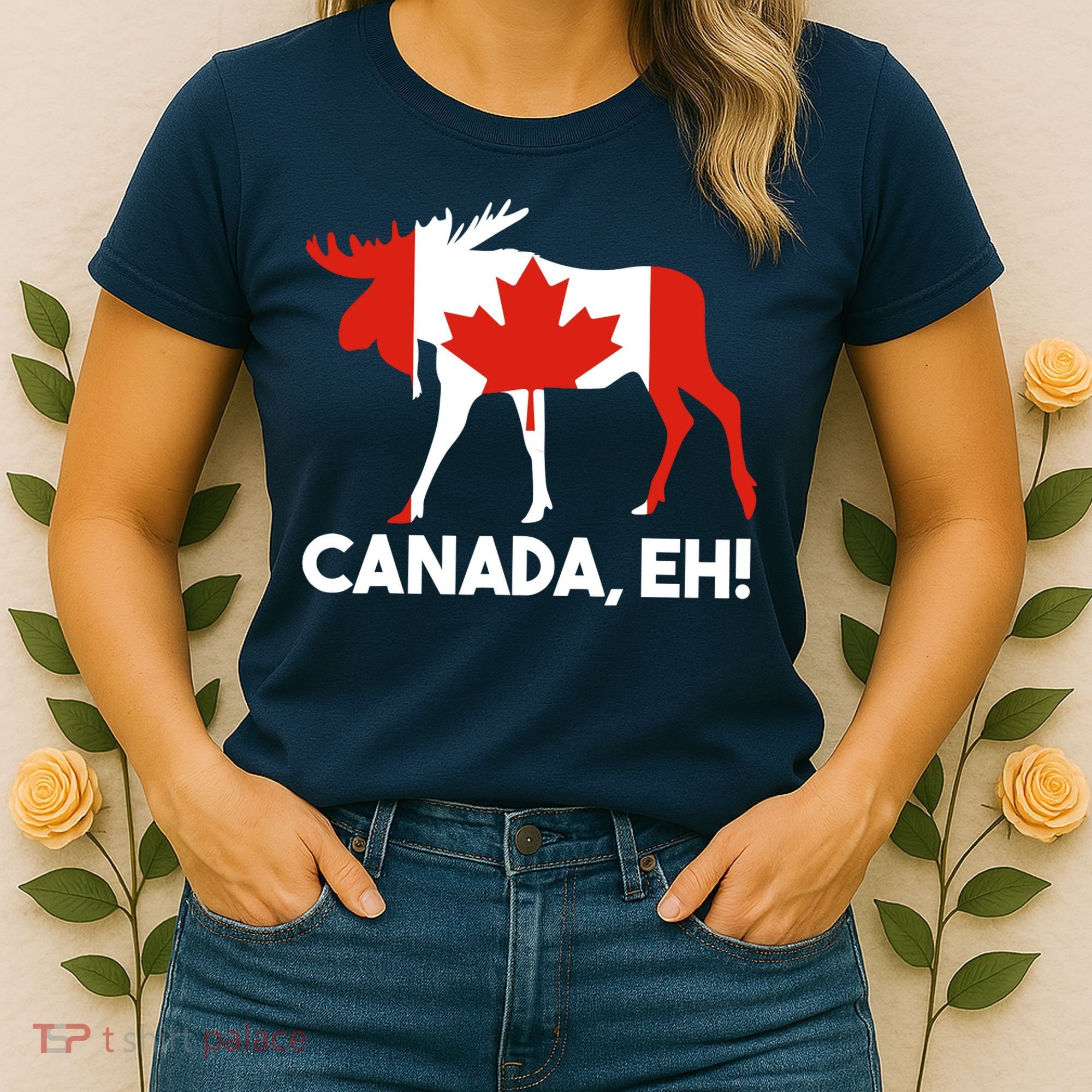 Canada Eh! Canadian Flag Women's T-Shirt