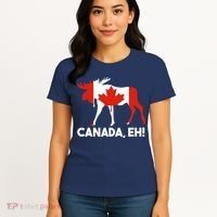 Canada Eh! Canadian Flag Women's T-Shirt thumb 4