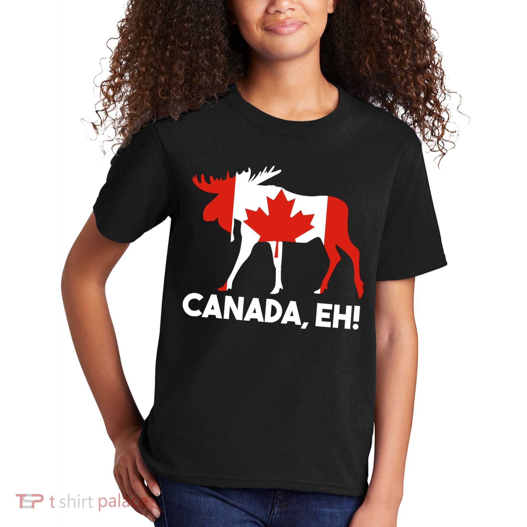 Canada Eh! Canadian Flag Kids T-Shirt