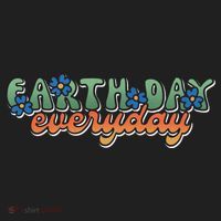 Cute Earth Day Everyday Retro Women's Sweatshirt thumb 2