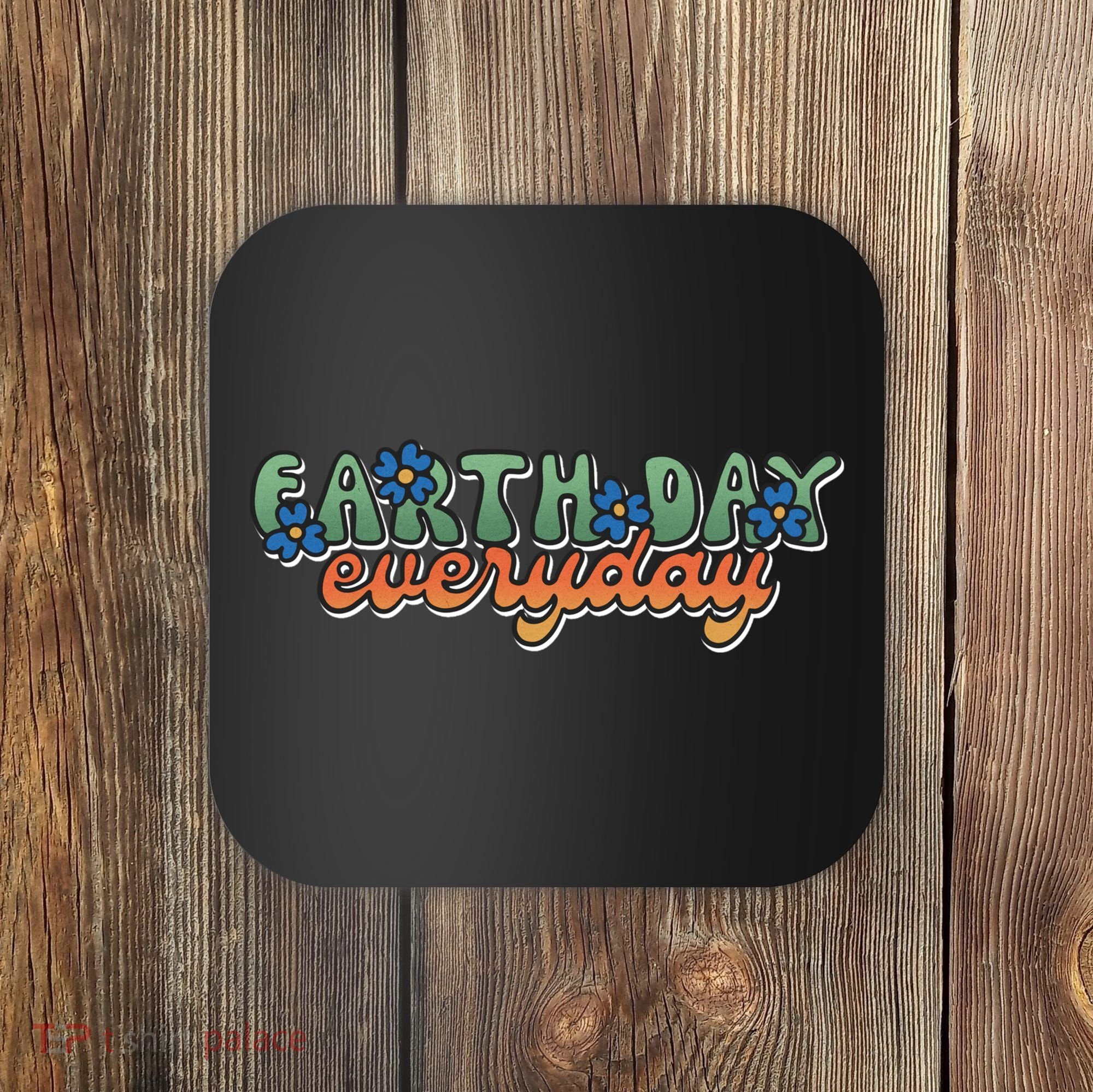 Cute Earth Day Everyday Retro Coaster