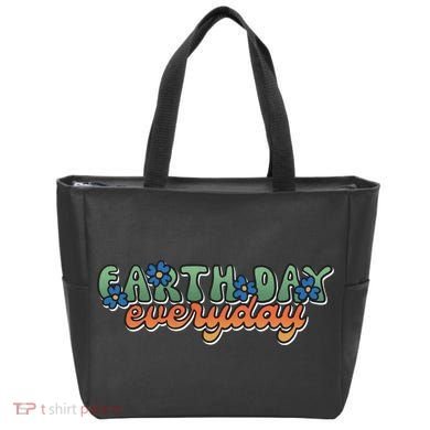 Cute Earth Day Everyday Retro Tote Bag