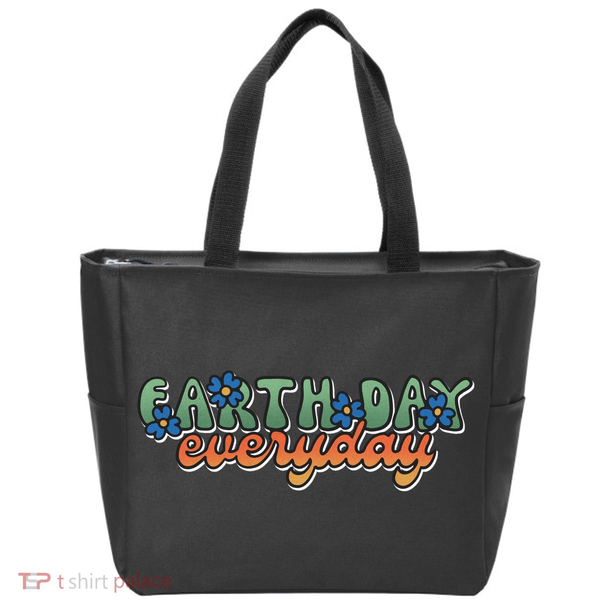 Cute Earth Day Everyday Retro Tote Bag