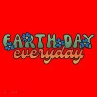 Cute Earth Day Everyday Retro Santa Hat thumb 1