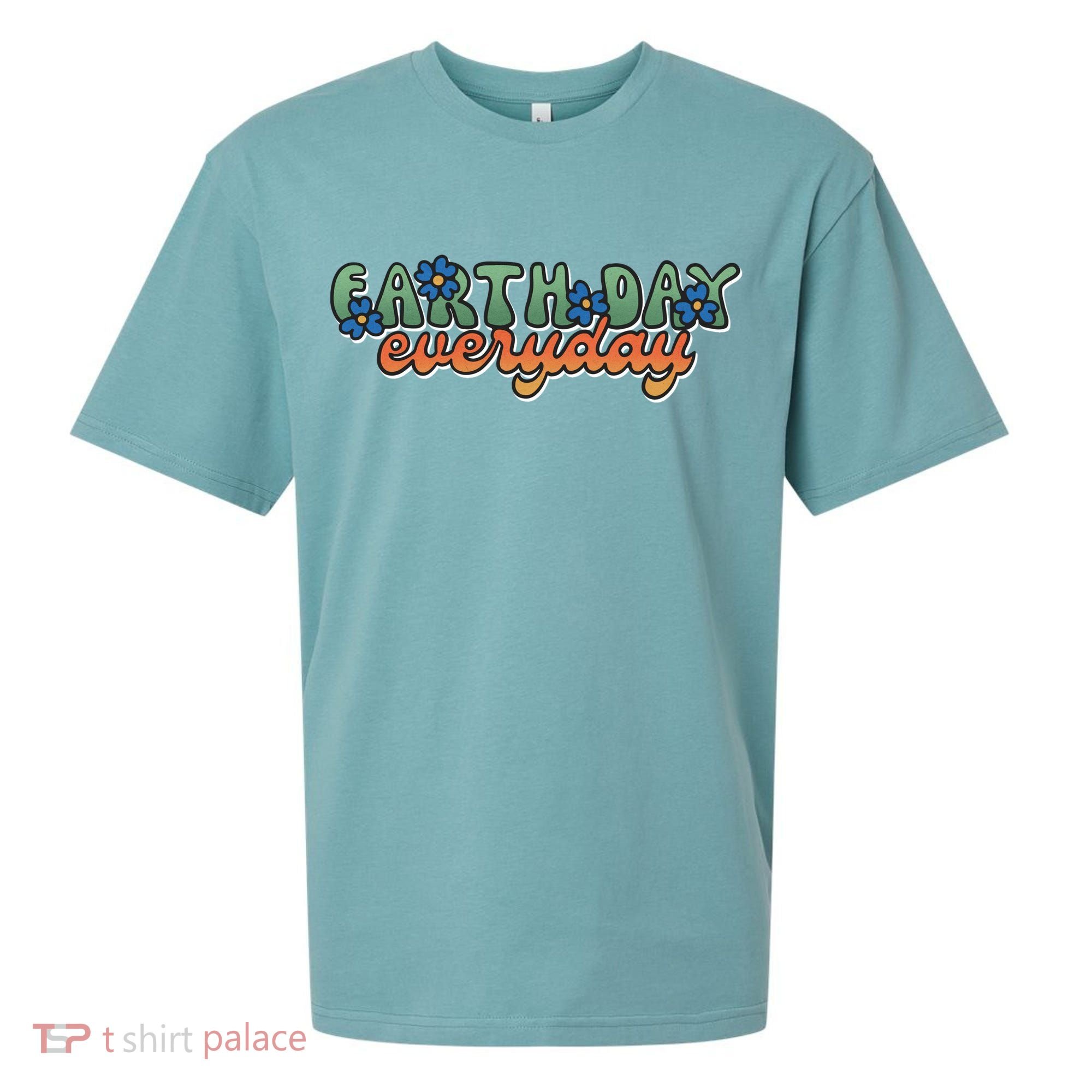 Cute Earth Day Everyday Retro Sueded Cloud Jersey T-Shirt