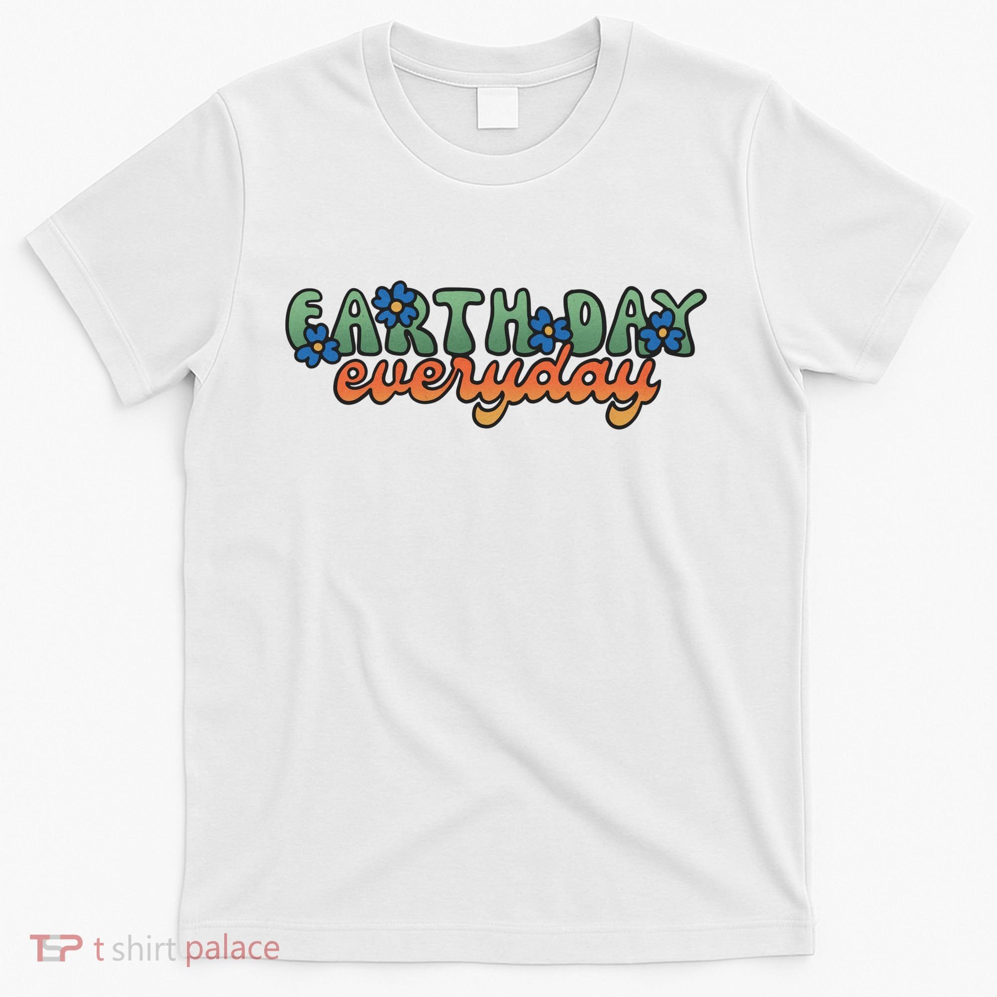 Cute Earth Day Everyday Retro T-Shirt