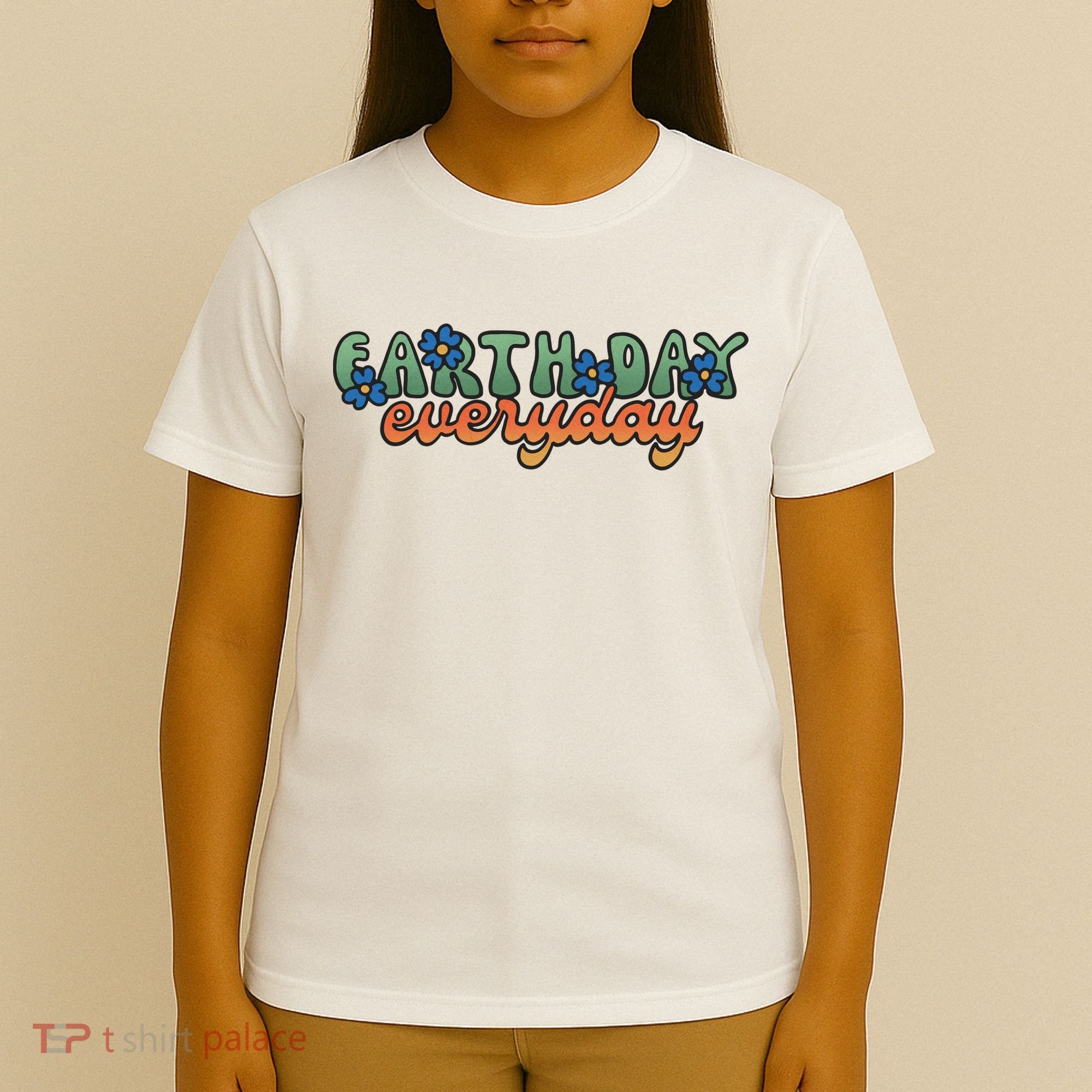 Cute Earth Day Everyday Retro T-Shirt