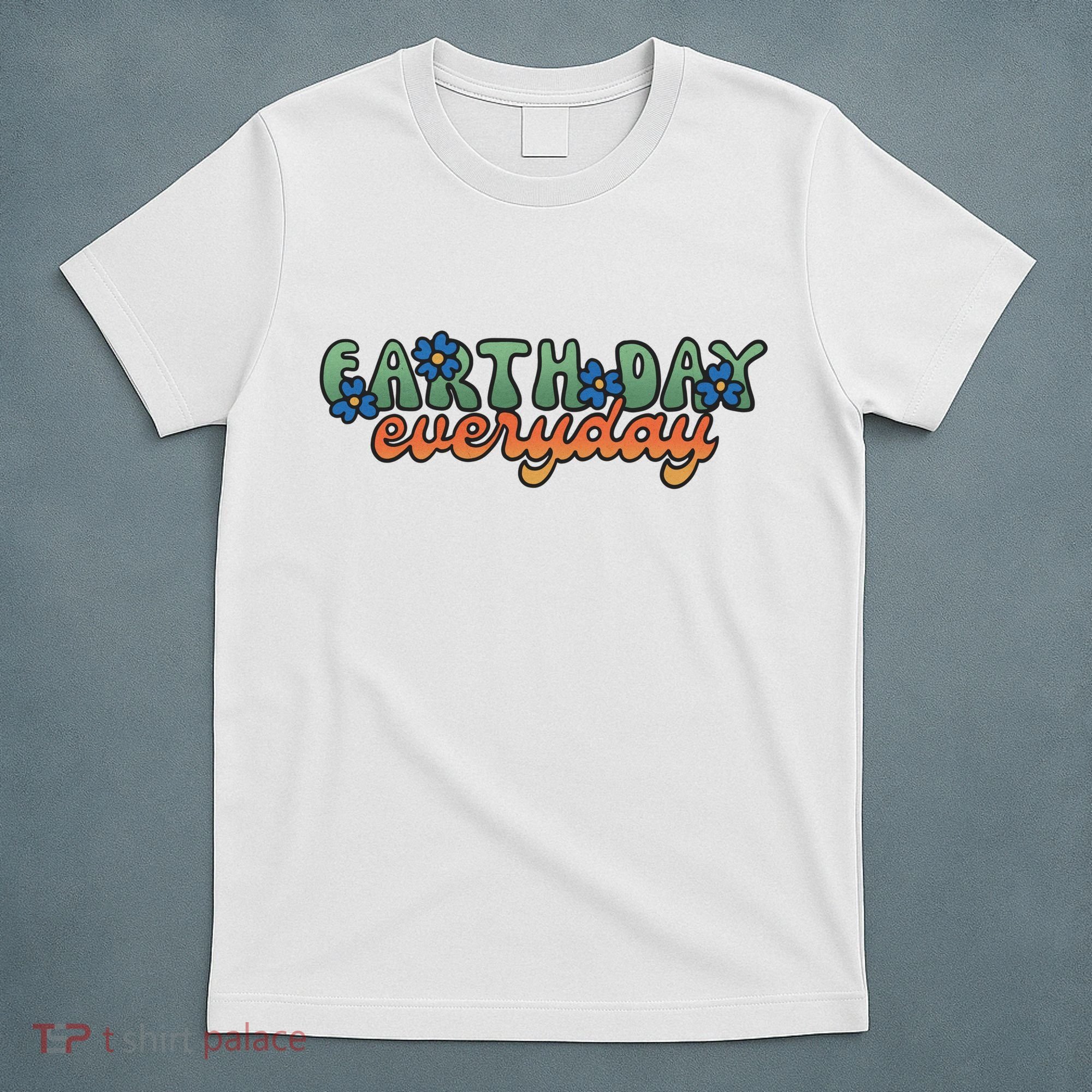 Cute Earth Day Everyday Retro T-Shirt