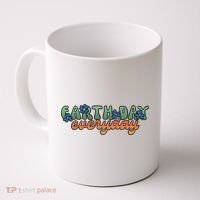 Cute Earth Day Everyday Retro Coffee Mug thumb 0