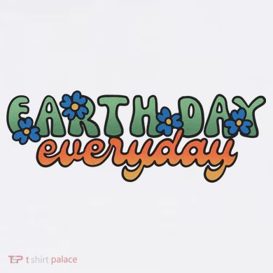 Cute Earth Day Everyday Retro Ladies PosiCharge Competitor Racerback Tank