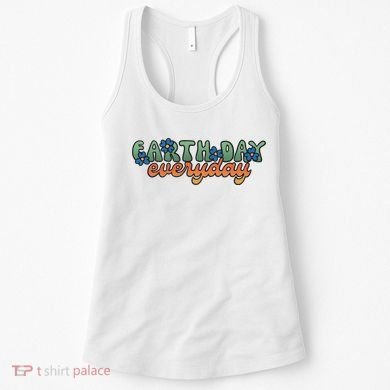 Cute Earth Day Everyday Retro Women's Tank Top