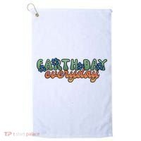 Cute Earth Day Everyday Retro Golf Towel thumb 0