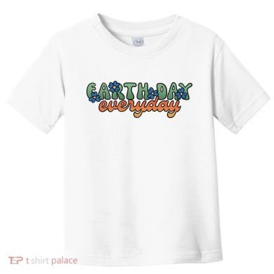 Cute Earth Day Everyday Retro Toddler T-Shirt