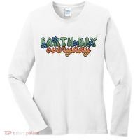 Cute Earth Day Everyday Retro Women's Long Sleeve Shirt thumb 0
