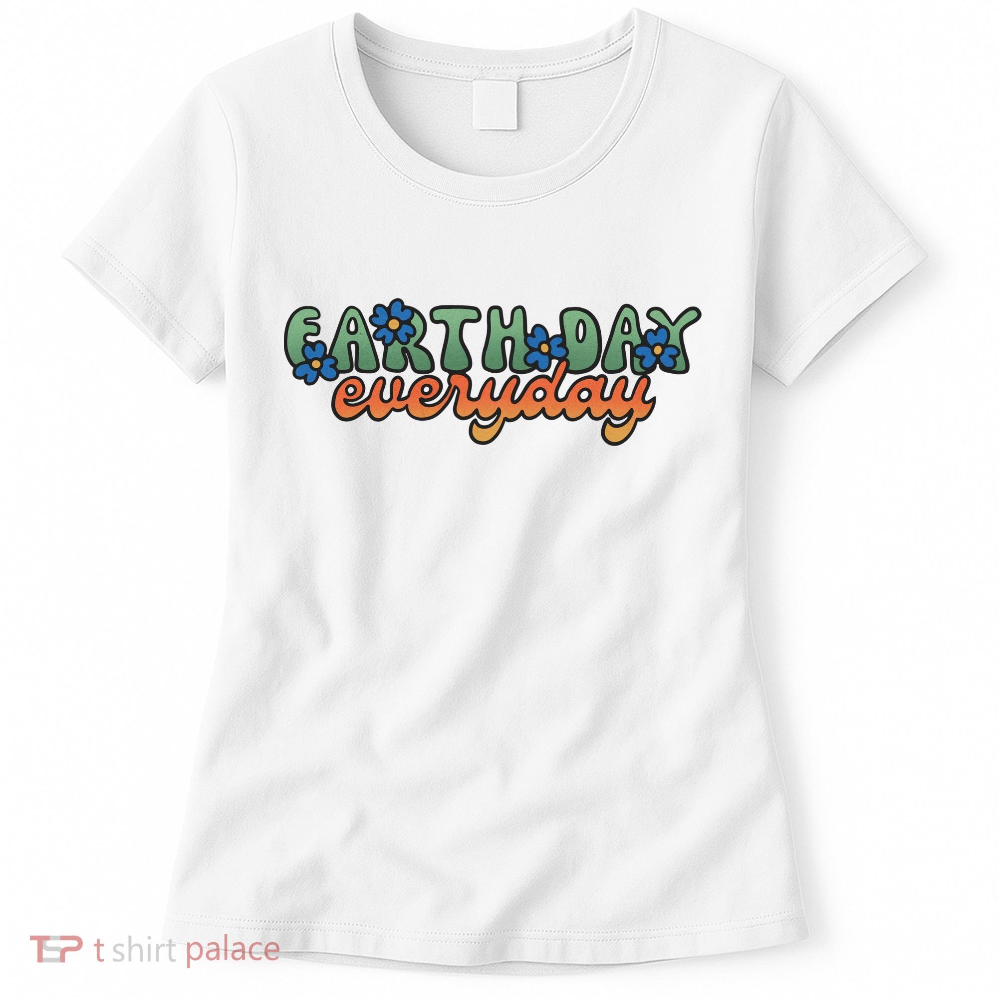 Cute Earth Day Everyday Retro Women's T-Shirt