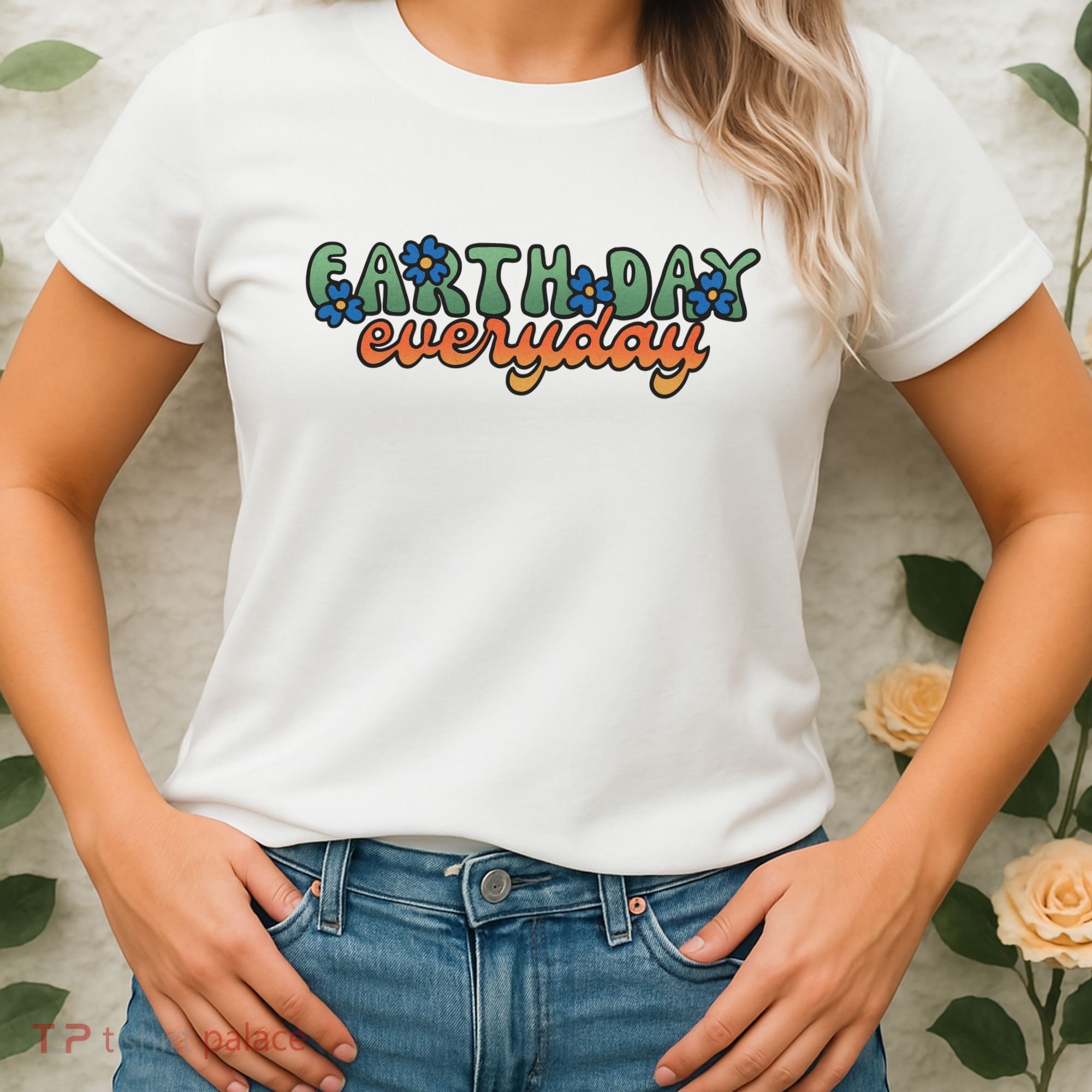 Cute Earth Day Everyday Retro Women's T-Shirt