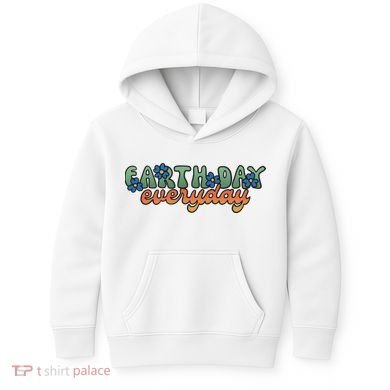 Cute Earth Day Everyday Retro Kids Hoodie