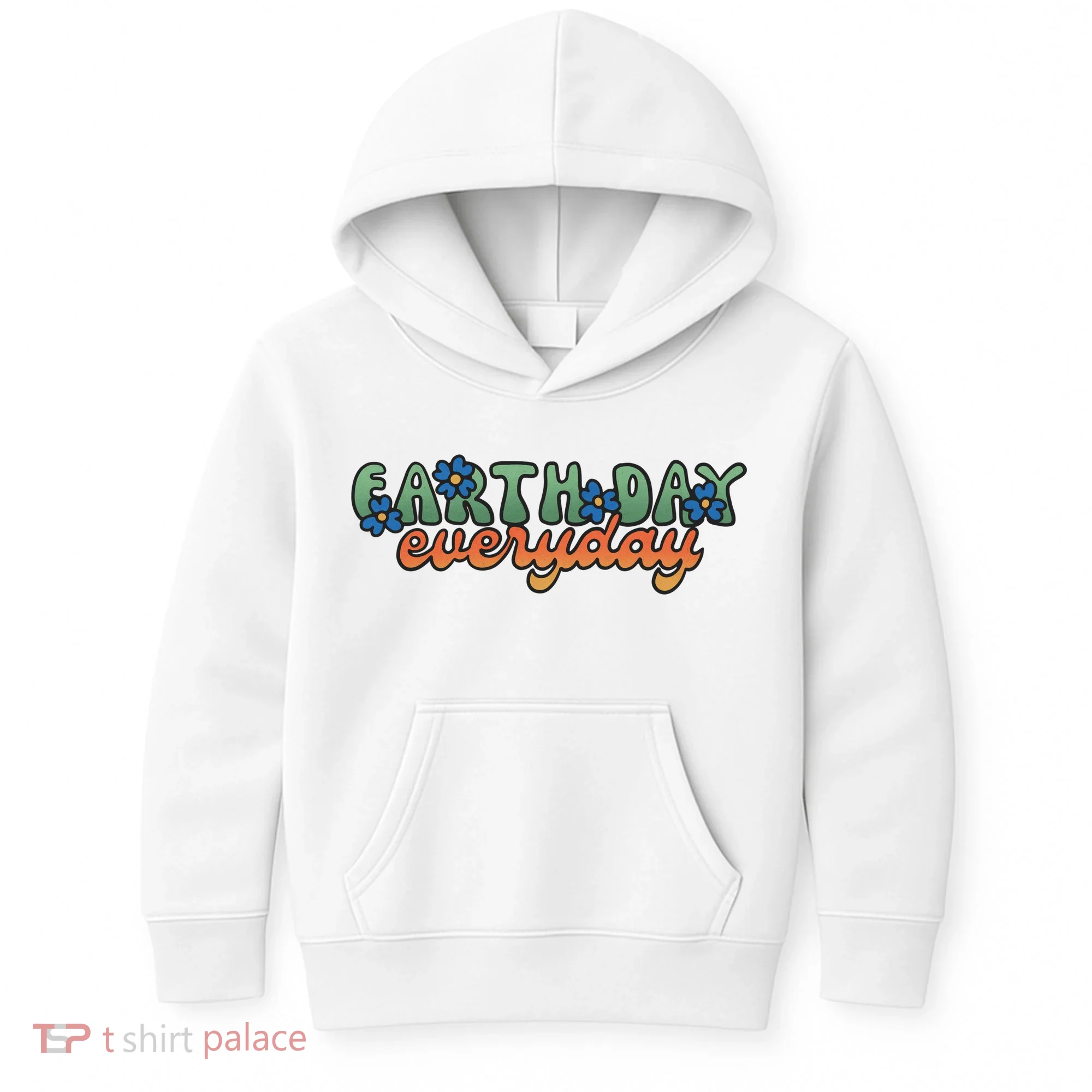 Cute Earth Day Everyday Retro Kids Hoodie