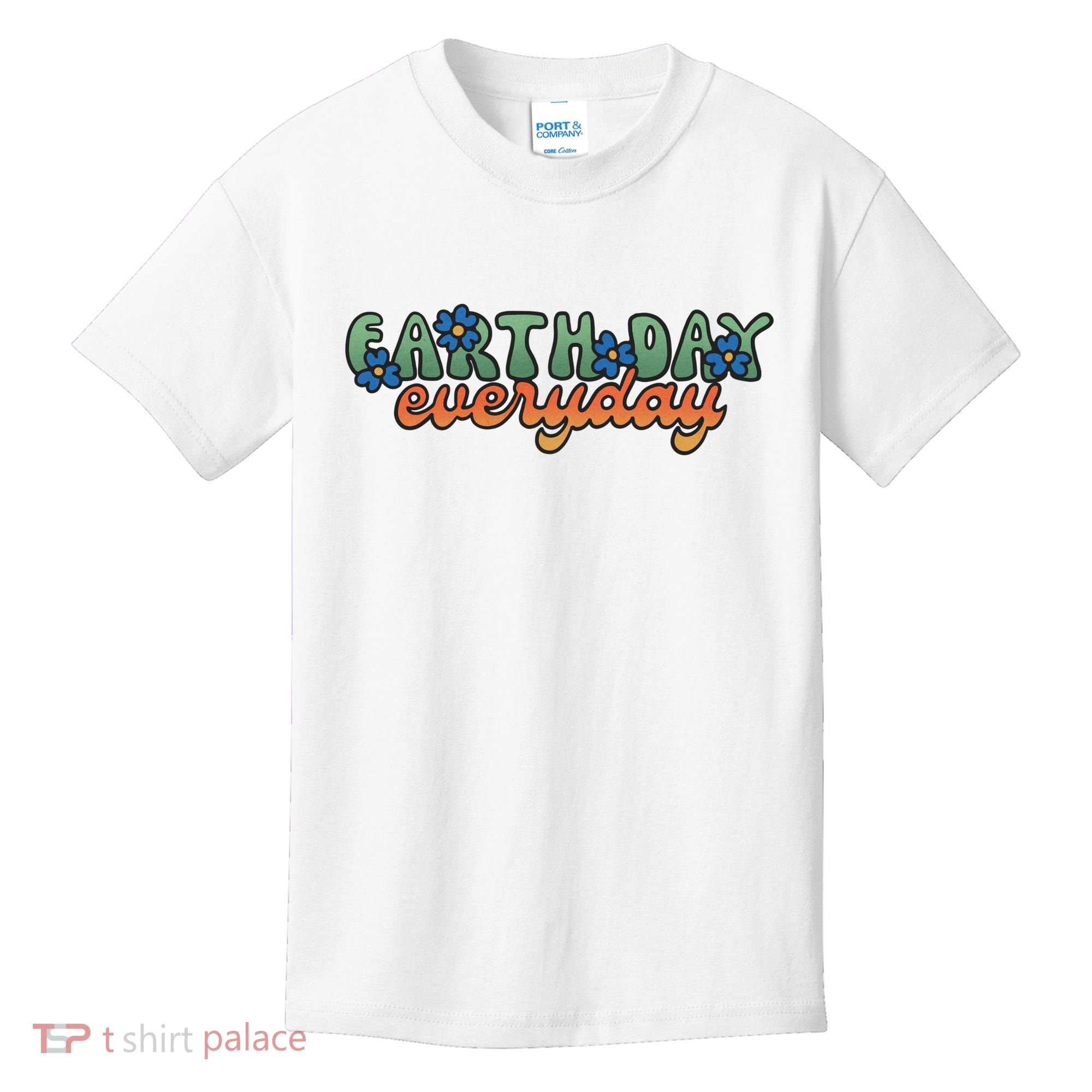 Cute Earth Day Everyday Retro Kids T-Shirt