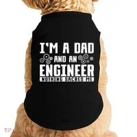 Civil Engineering Dad Fathers Day Mechanical Engineer Gift Doggie Tank thumb 0