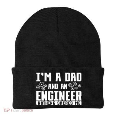 Civil Engineering Dad Fathers Day Mechanical Engineer Gift Beanie