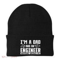 Civil Engineering Dad Fathers Day Mechanical Engineer Gift Beanie thumb 0