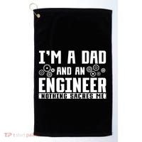 Civil Engineering Dad Fathers Day Mechanical Engineer Gift Golf Towel thumb 0