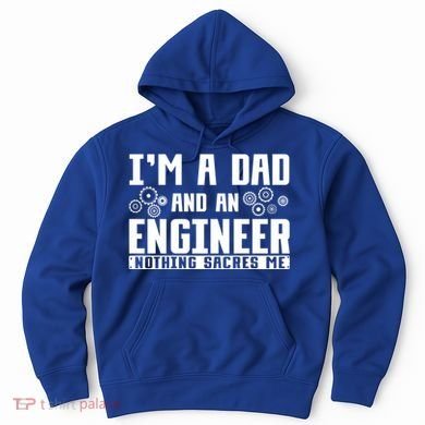 Civil Engineering Dad Fathers Day Mechanical Engineer Gift Hoodie