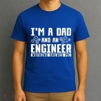 Civil Engineering Dad Fathers Day Mechanical Engineer Gift T-Shirt thumb 3