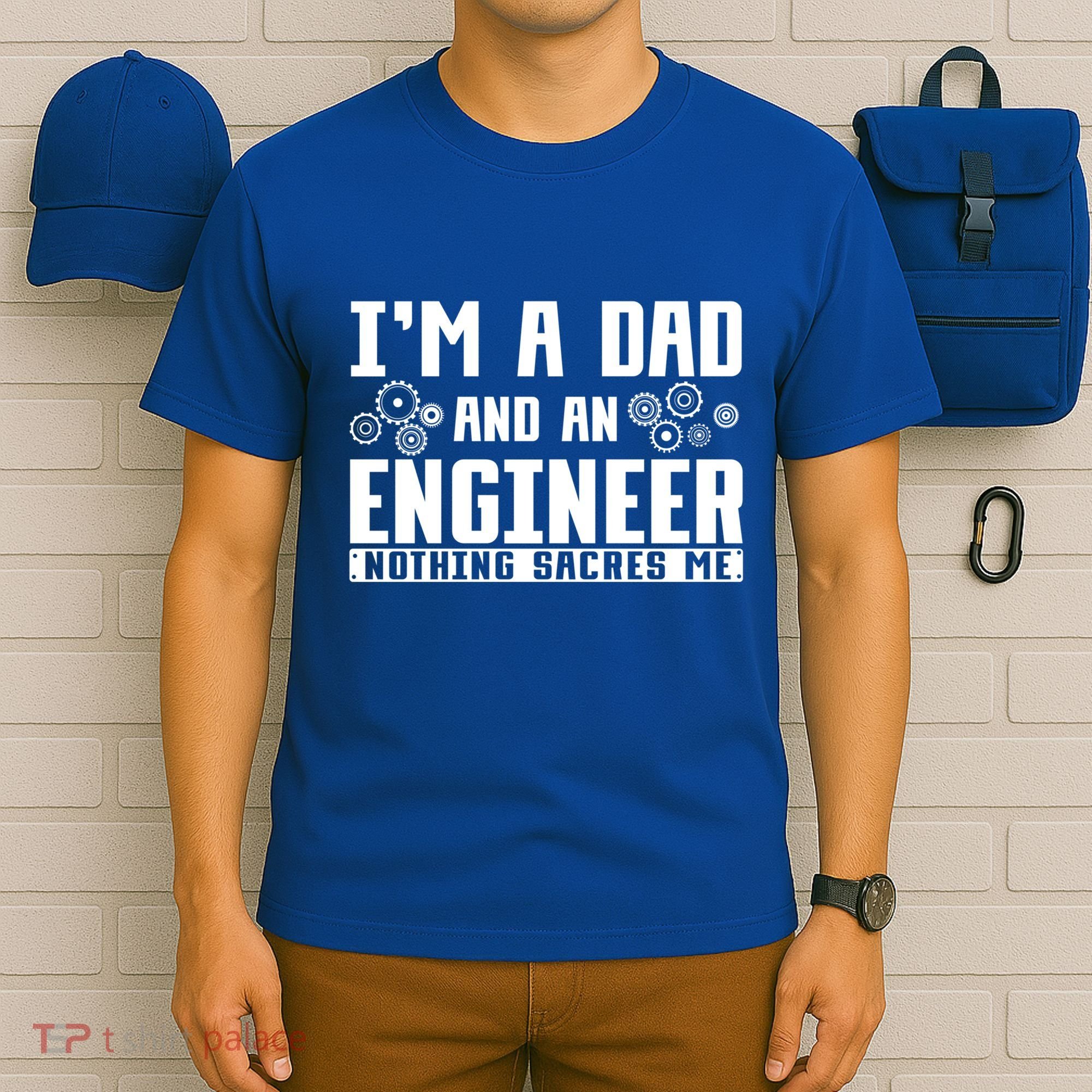 Civil Engineering Dad Fathers Day Mechanical Engineer Gift T-Shirt