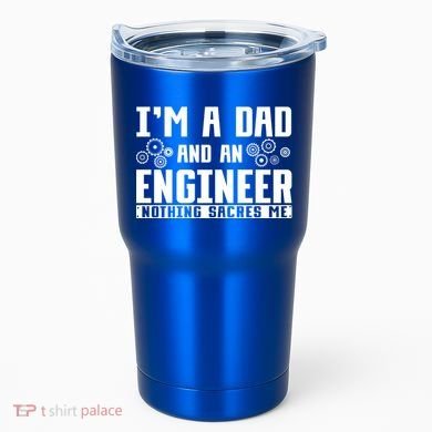 Civil Engineering Dad Fathers Day Mechanical Engineer Gift Tumbler