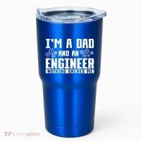 Civil Engineering Dad Fathers Day Mechanical Engineer Gift Tumbler thumb 0