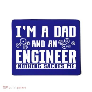 Civil Engineering Dad Fathers Day Mechanical Engineer Gift Mousepad