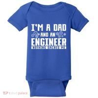 Civil Engineering Dad Fathers Day Mechanical Engineer Gift Baby Bodysuit thumb 0