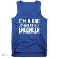 Civil Engineering Dad Fathers Day Mechanical Engineer Gift Tank Top thumb 0