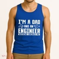 Civil Engineering Dad Fathers Day Mechanical Engineer Gift Tank Top thumb 3