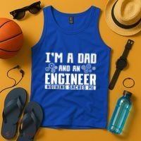 Civil Engineering Dad Fathers Day Mechanical Engineer Gift Tank Top thumb 4