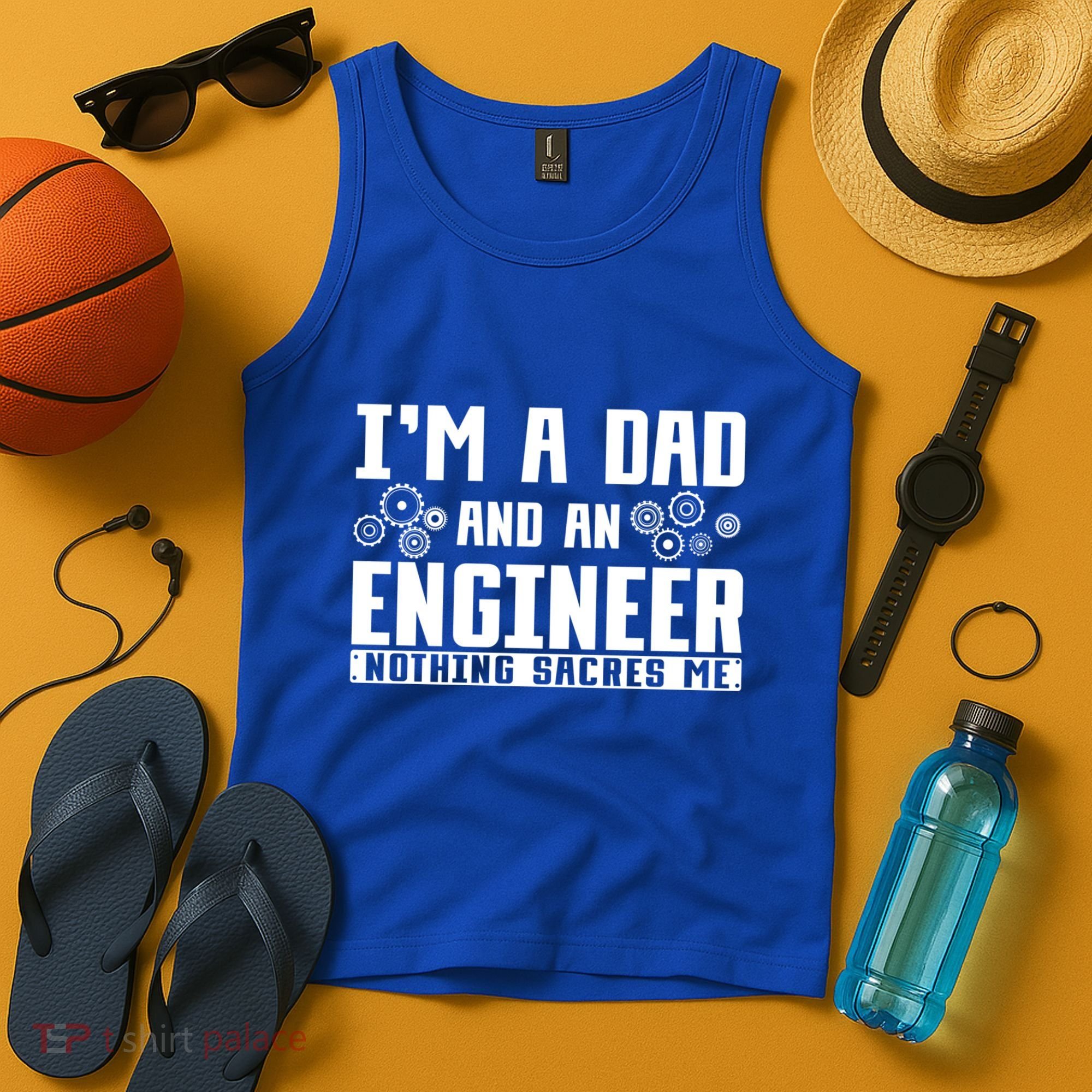 Civil Engineering Dad Fathers Day Mechanical Engineer Gift Tank Top