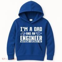 Civil Engineering Dad Fathers Day Mechanical Engineer Gift Kids Hoodie thumb 0